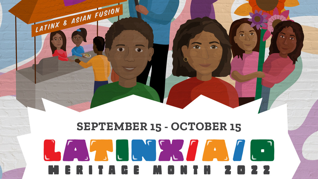 Event Flyer for University of Iowa Latinx/a/o Heritage Month. Details at https://multicultural.uiowa.edu/celebrations/latinx-heritage-month